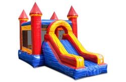 IMG 2281 1772067074 Fire Marble Bounce House w/ Slide